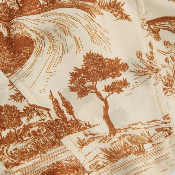 Vintage Printed Corset Crop Top - Picture 6 of 8